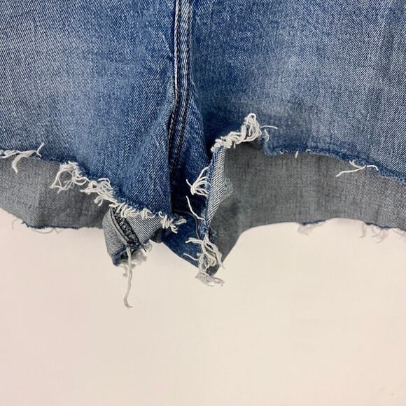 Abercrombie & Fitch The Mom Short High Rise Shorts Size 22 Beachy Vacation - Picture 7 of 13